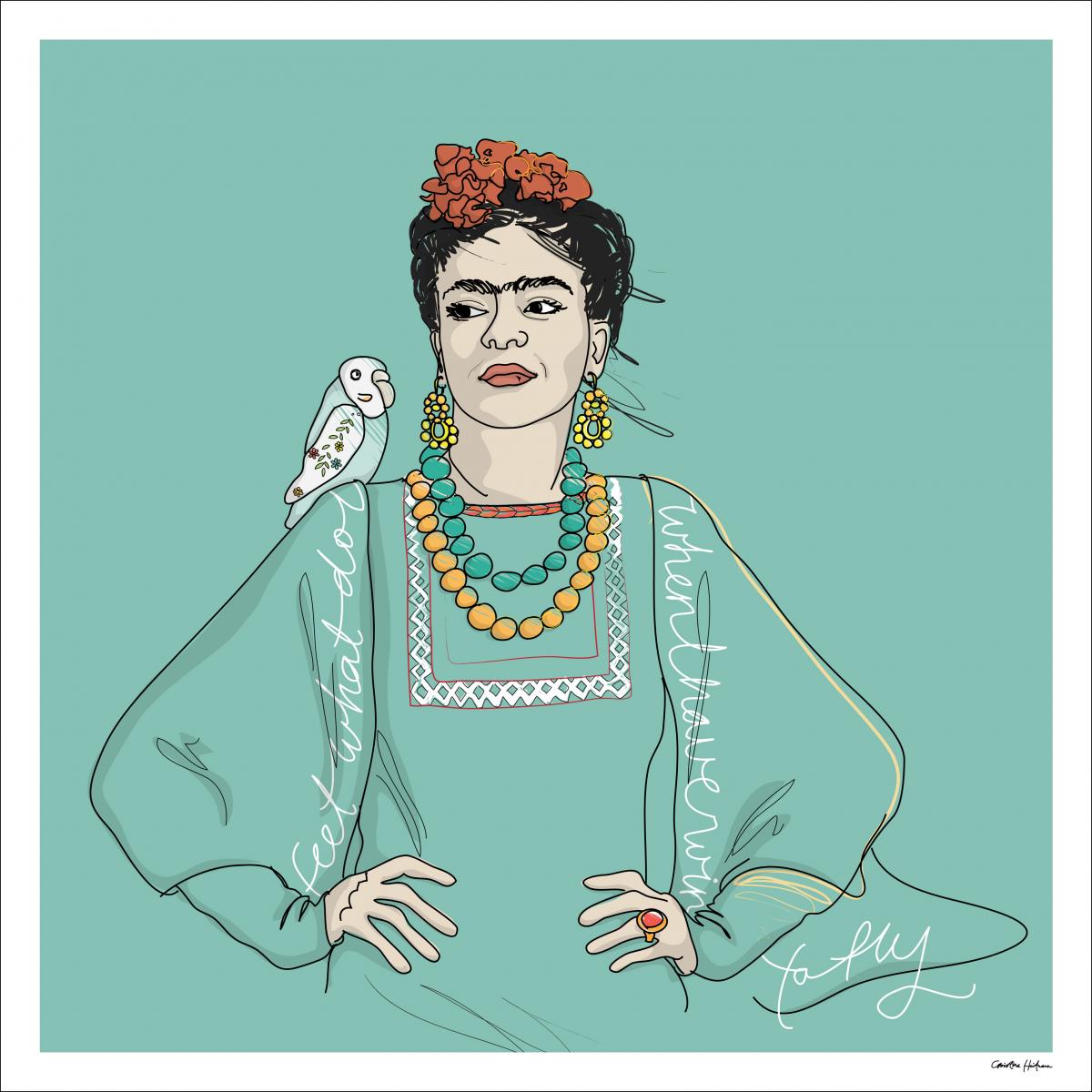 Bildverkstad Frida Kahlo Poster