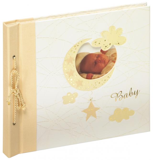 Walther Babyalbum Bambini Maxi Crème - 28x25 cm (60 Witte pagina's / 30 bladen)