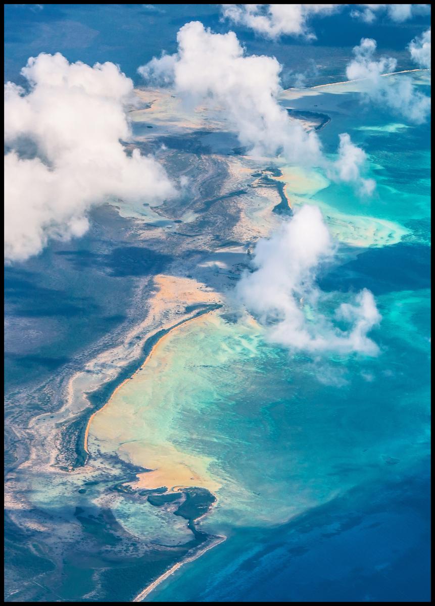 Bildverkstad Sand Beach meets ocean Poster