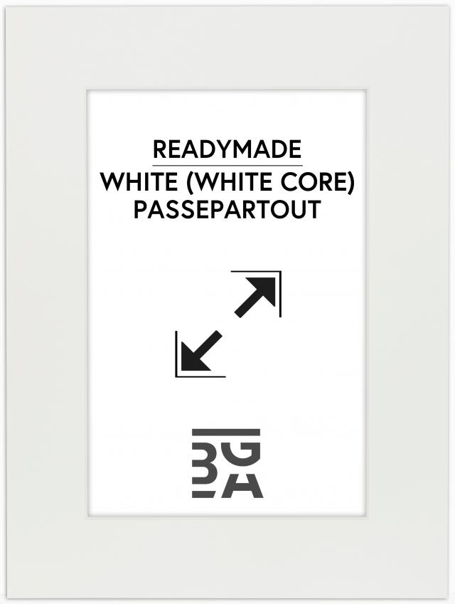 Egen tillverkning - Passepartouter Passe-partout Wit (Witte kern) 100x140 cm (83,1x117,9)