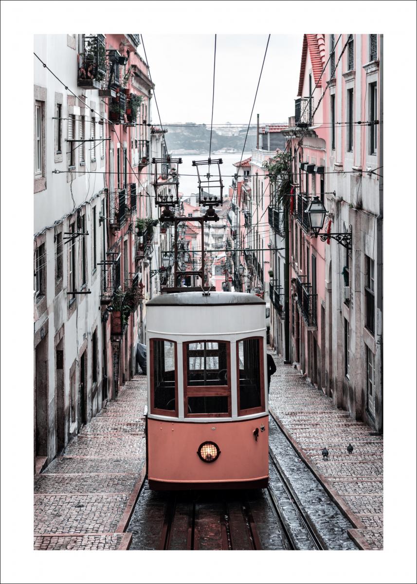 Lagervaror egen produktion Lisbon Cable Car Poster