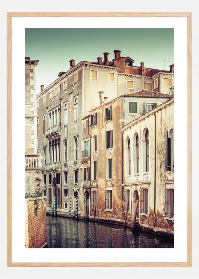 Bildverkstad Canal in Venice Poster