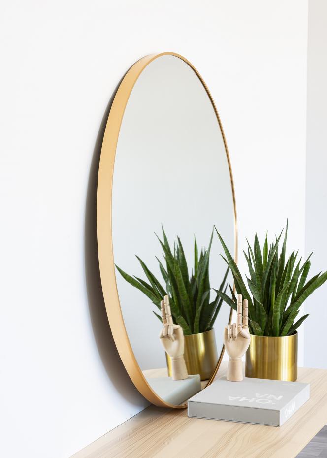 KAILA KAILA Round Mirror - Edge Gold 100 cm 