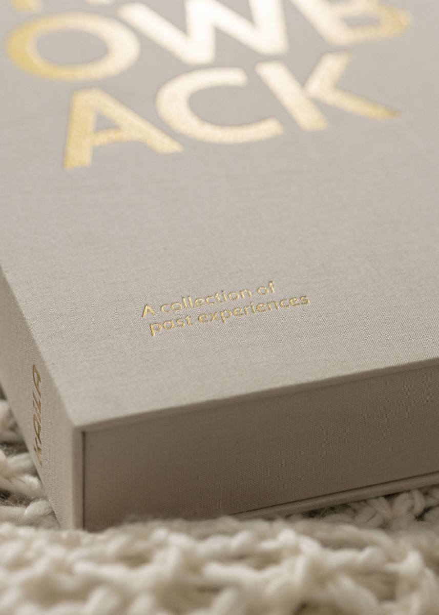 KAILA KAILA THROWBACK Cream - Coffee Table Photo Album (60 Zwarte zijden)