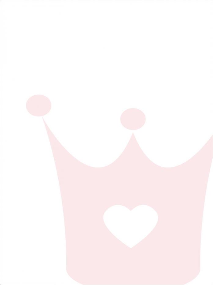 Bildverkstad Prinsessenkroon - Rozenroze Poster
