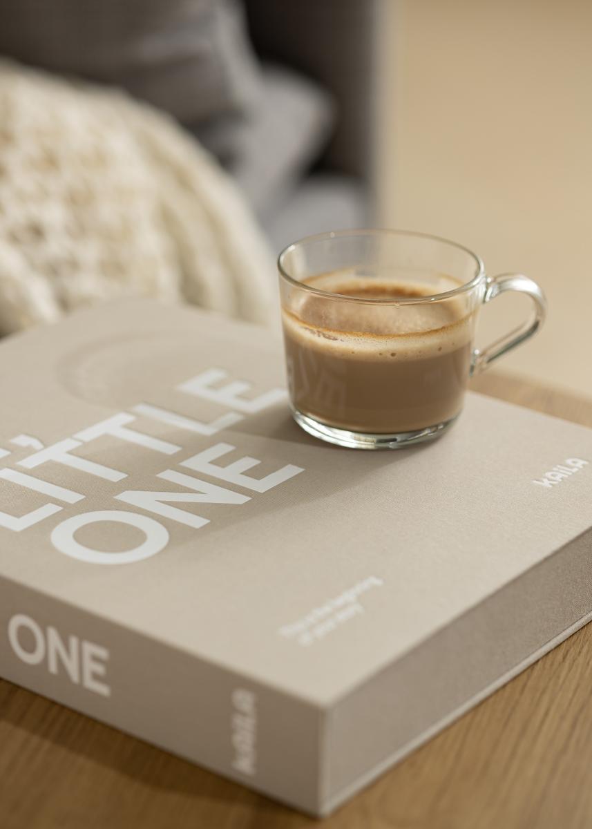 KAILA KAILA HI LITTLE ONE Grey - Coffee Table Photo Album (60 Zwarte zijden)