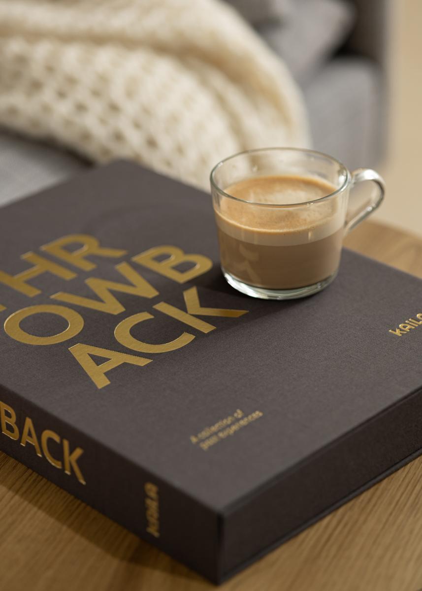 KAILA KAILA THROWBACK Black XL - Coffee Table Photo Album (20 Zwarte zijden)