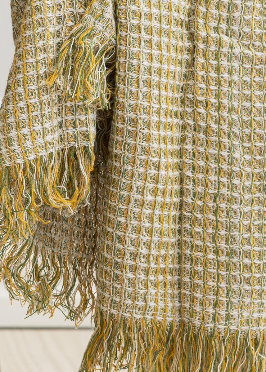 Recycled by wille Plaid Vilhelmina - Geel 130x170 cm