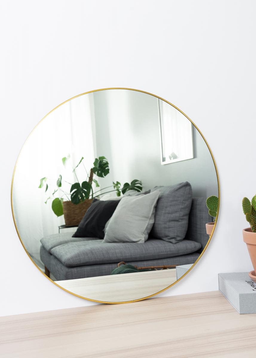 KAILA KAILA Round Mirror - Thin Brass 60 cm Ø