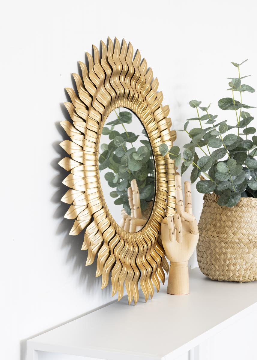 KAILA KAILA Ronde Spiegel Sun - Goud 54 cm Ø
