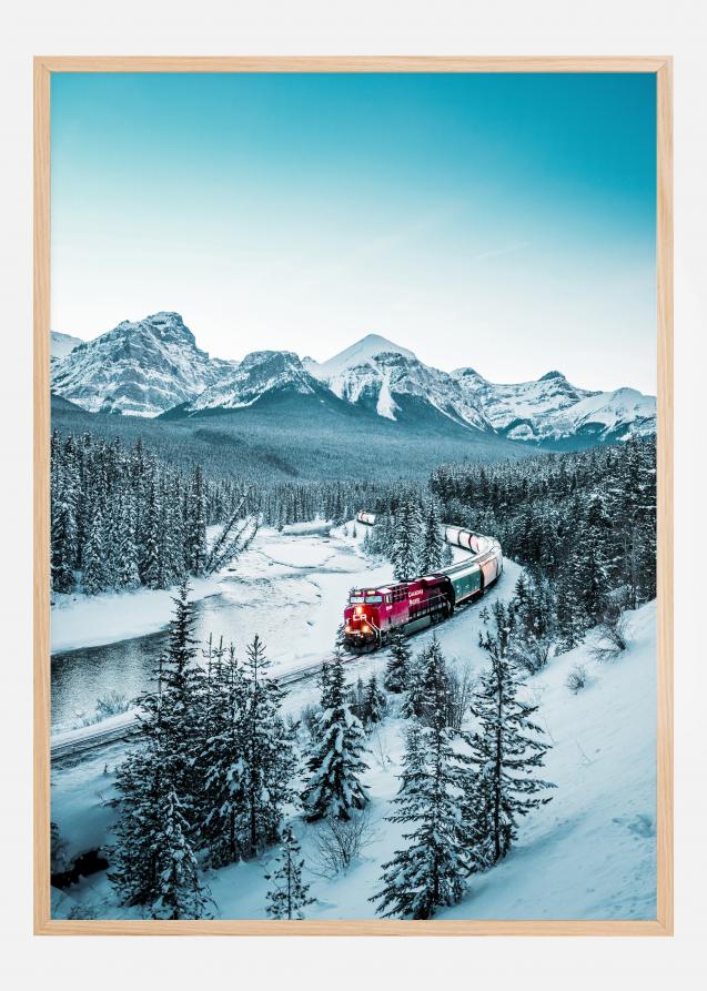 Bildverkstad Winter Train Poster