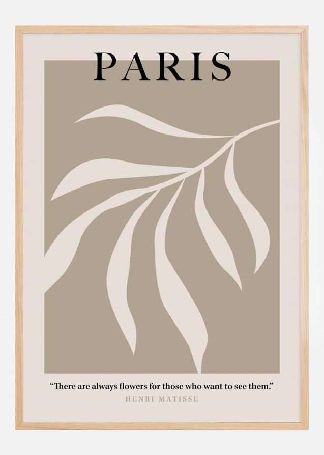 Bildverkstad Henri Matisse - Paris Art Beige Poster