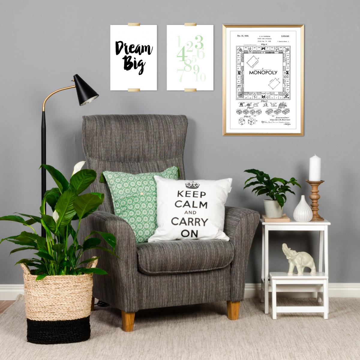 Lagervaror egen produktion Patenttekening - Monopolie I Poster