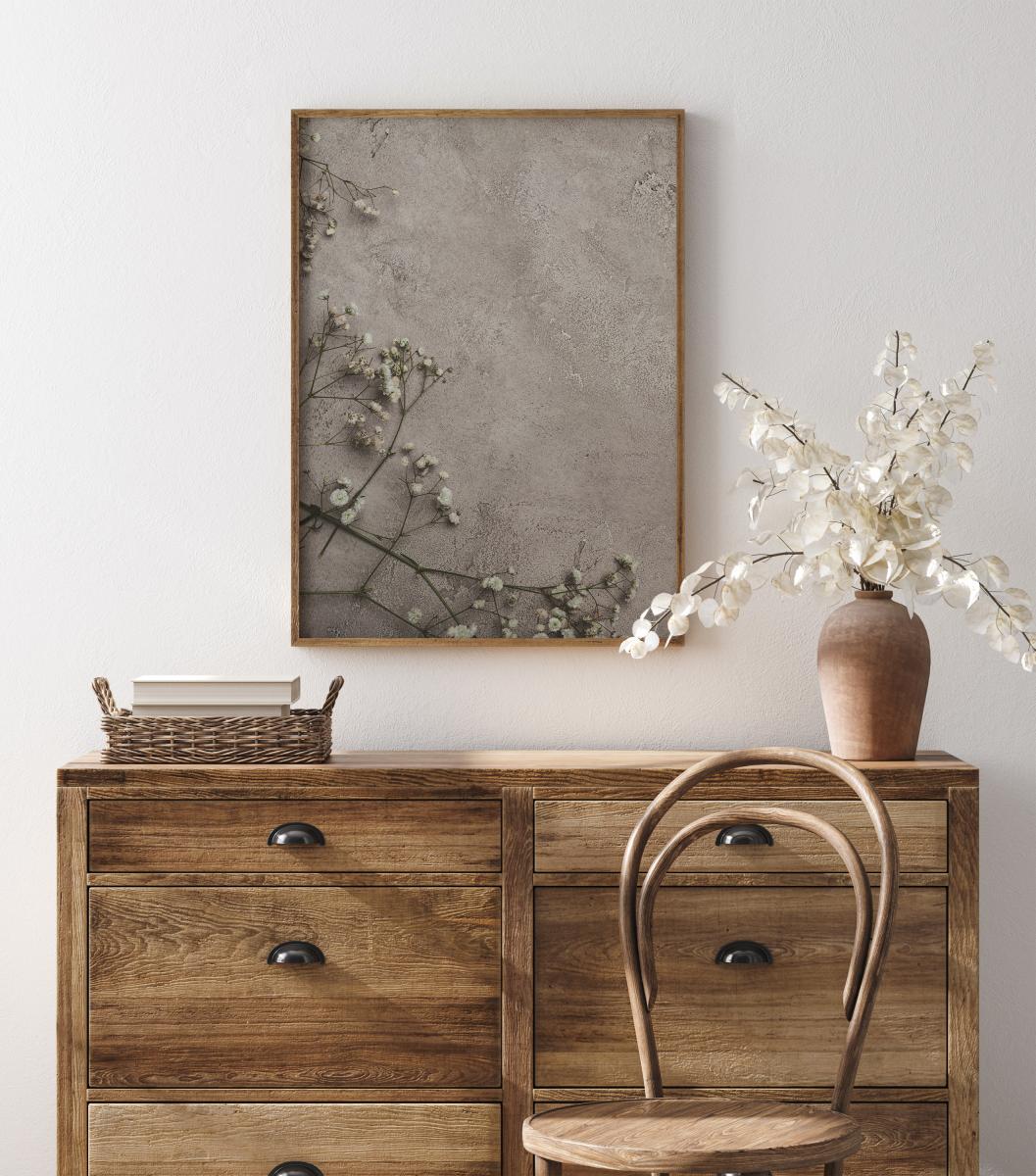 Bildverkstad Stone Flowers Poster