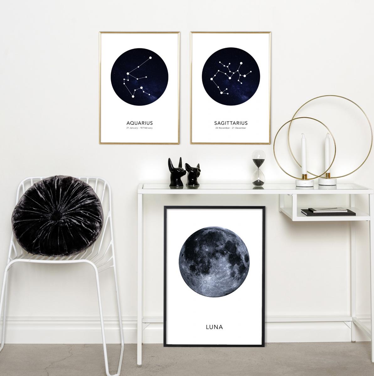 Bildverkstad Luna Poster