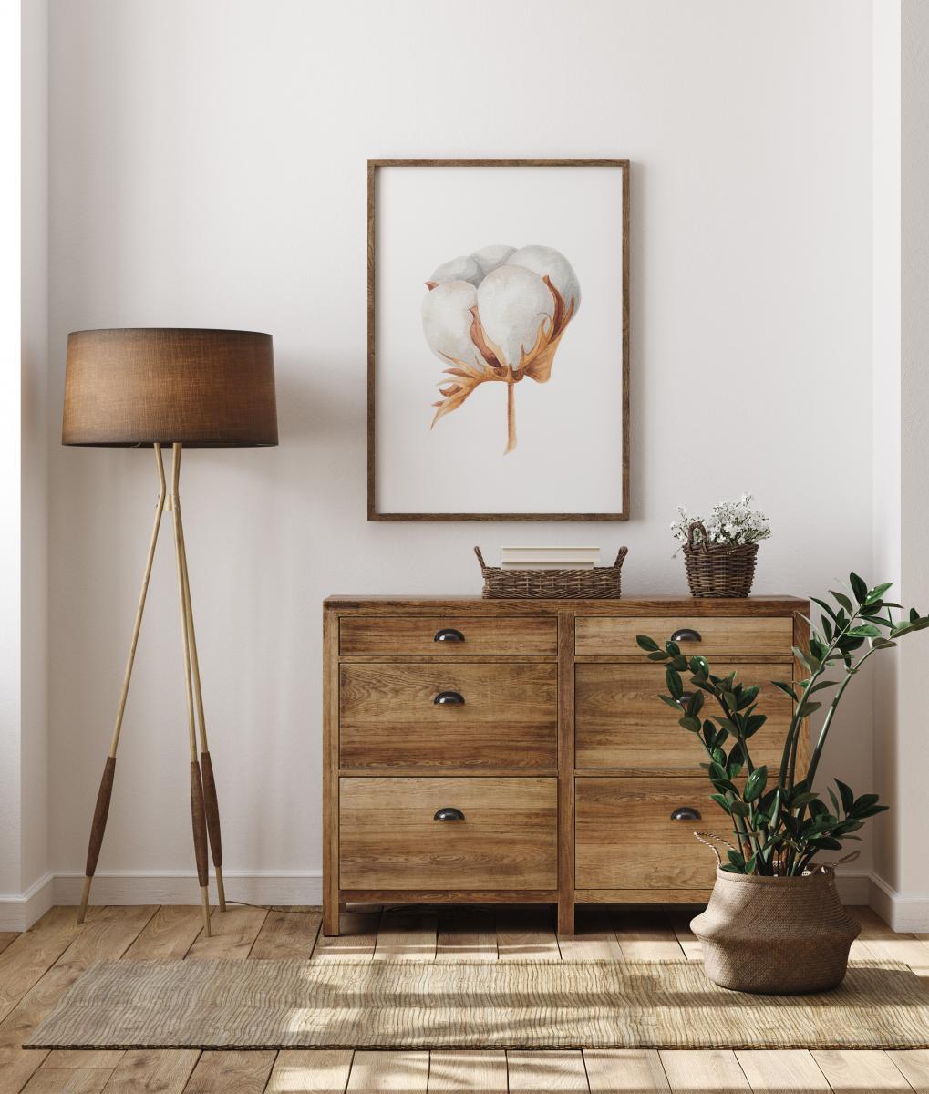 Bildverkstad Cotton Flower Poster