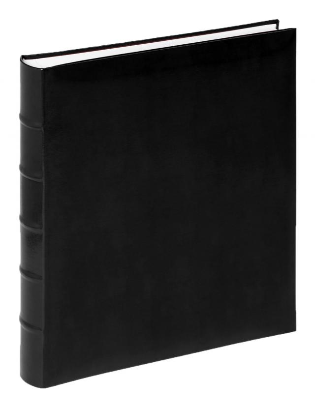 Walther Walther Fotoalbum Classic Zwart - 30x37 cm (80 Witte zijden / 40 bladen)