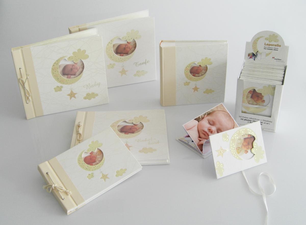 Walther Baby Memo Bambini Babyalbum Crème - 200 Foto's van 10x15 cm