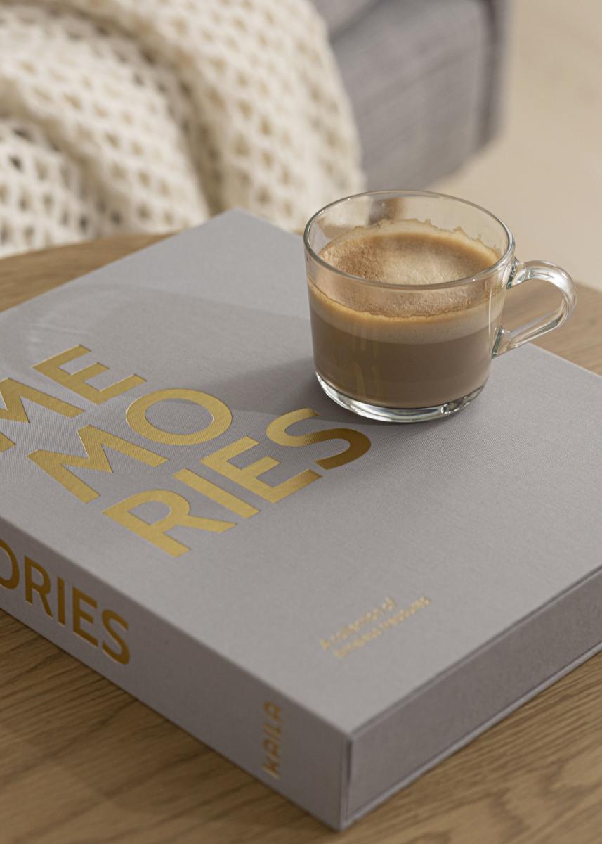 KAILA KAILA MEMORIES Grey - Coffee Table Photo Album (60 Zwarte zijden)