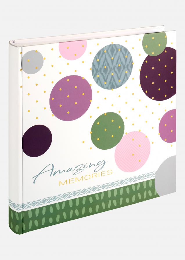 Walther Amazing Memories Album Groen - 28x29 cm (100 Witte zijden / 100 bladen)