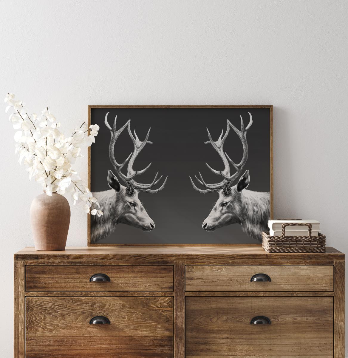 Bildverkstad REINDEER Poster