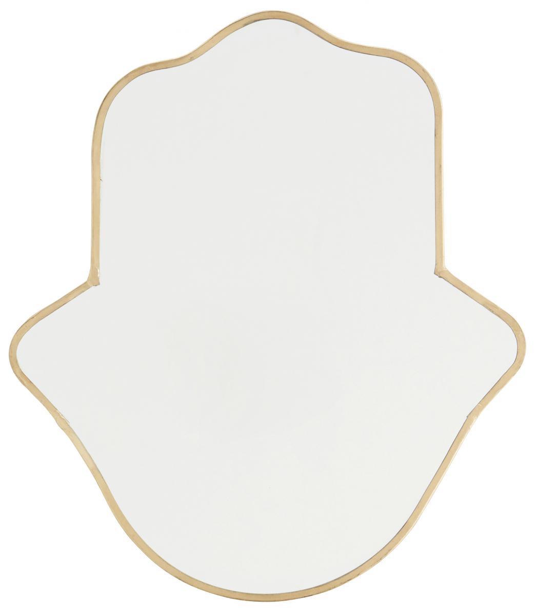 Madam Stoltz Spiegel Hamsa Messing 26,5x30 cm