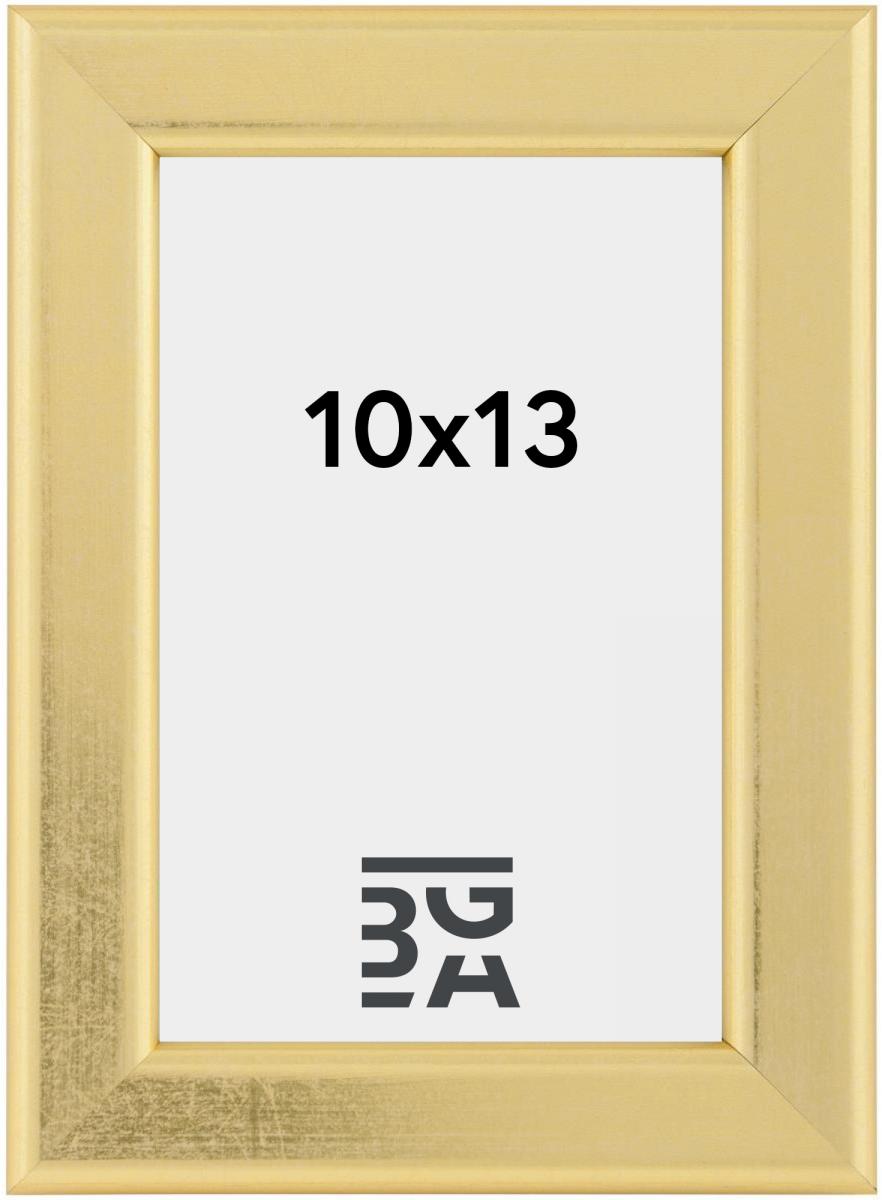 HHC Distribution Fotolijst Slim Mat Ontspiegeld Glas Goud 10x13 cm