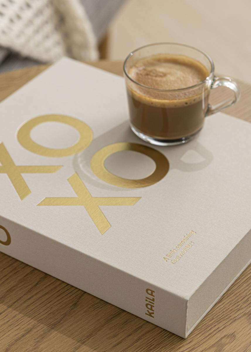 KAILA KAILA XOXO Creme - Coffee Table Photo Album (60 Zwarte zijden)