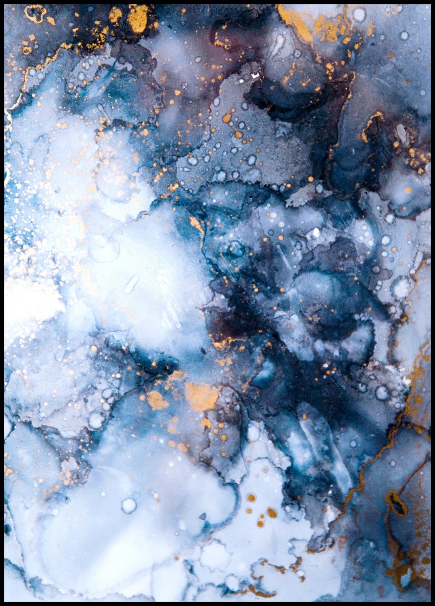 Lagervaror egen produktion Blue is the color Poster