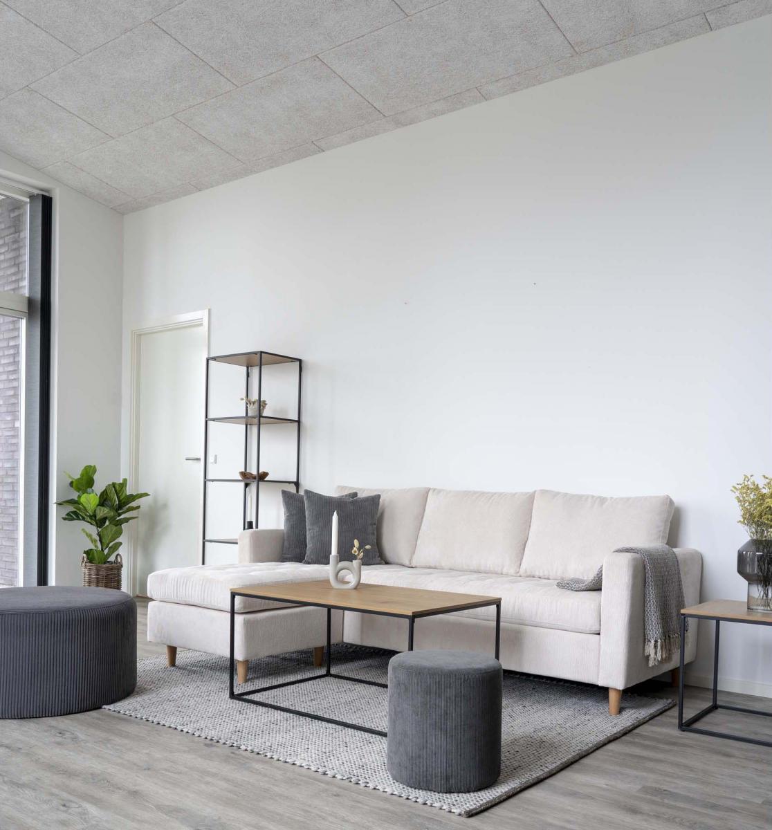 House Nordic Salontafel Vita 60x90 cm - Zwart/Eiken