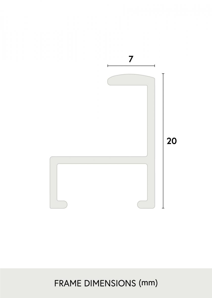 Incado Spiegel Minimal White 70x70 cm