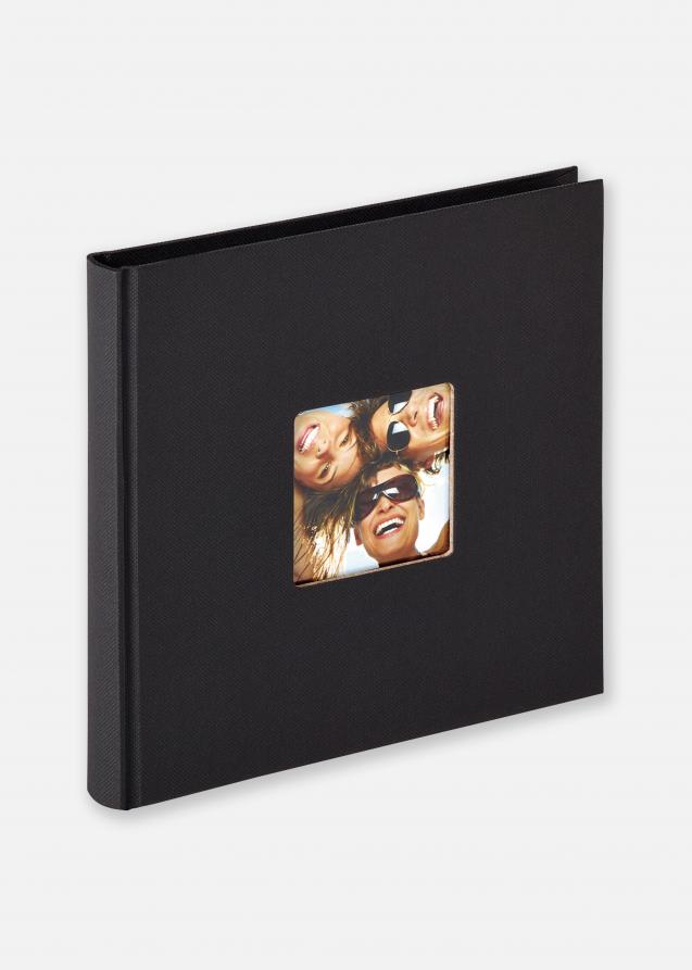 BGA Nordic Fun Album Zwart - 18x18 cm (30 Zwarte zijden / 15 bladen)