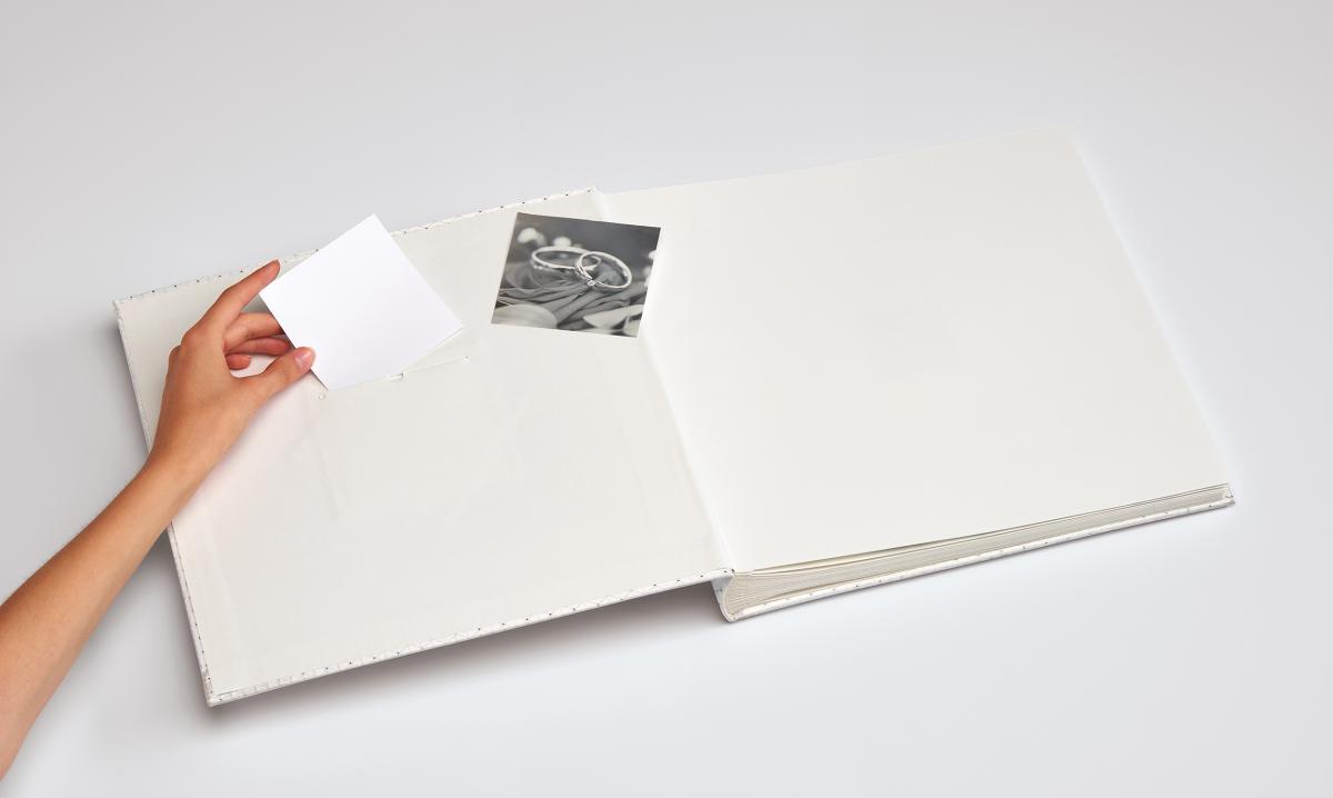 Walther Glamour Album - 34x33 cm (60 Witte zijden / 30 bladen)