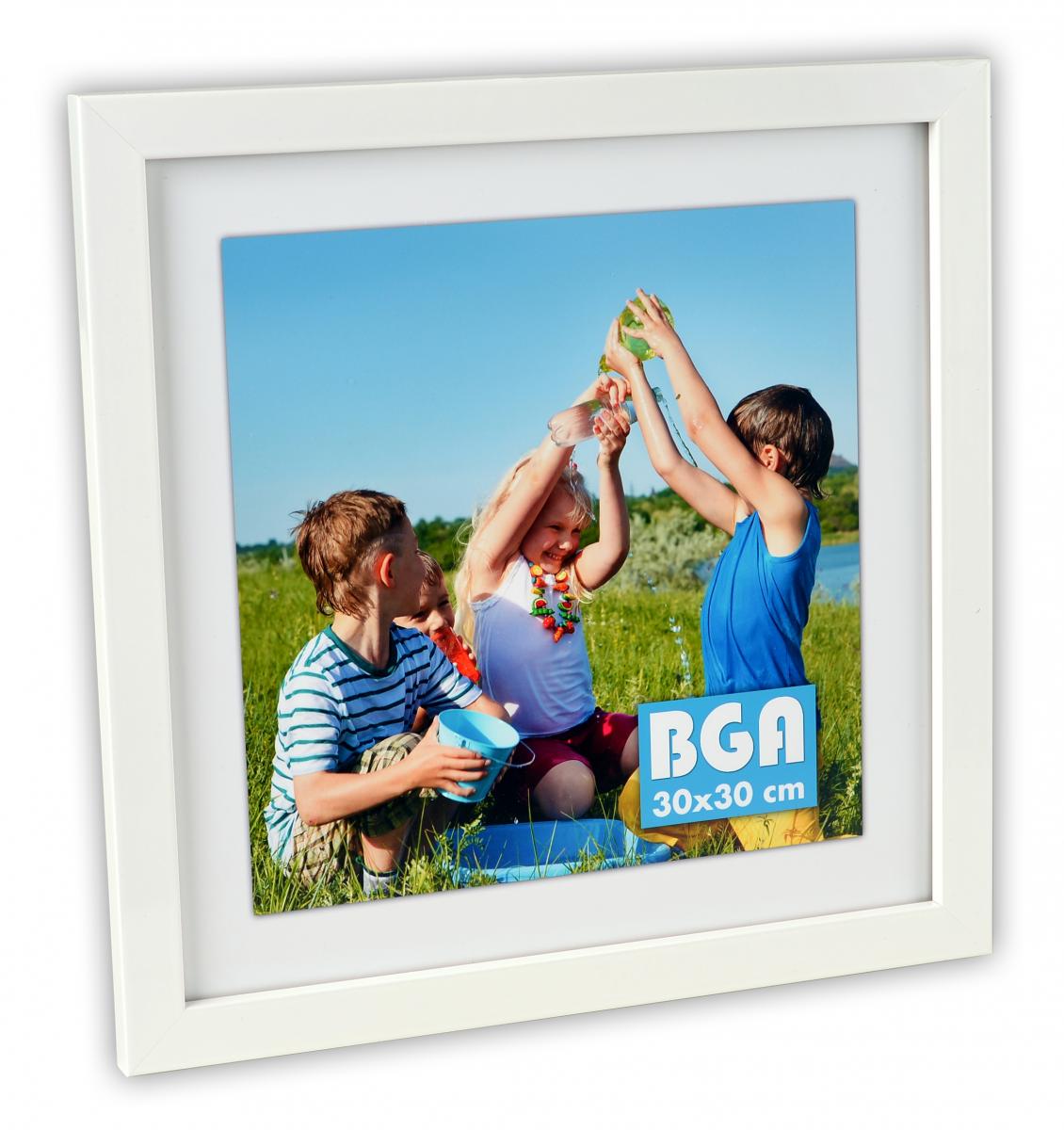 Ramverkstad White Wood Glossy - Formaat naar keuze