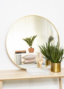KAILA KAILA Round Mirror - Edge Gold 90 cm 