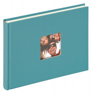 Walther Fun Album Turquoise - 22x16 cm (40 Witte zijden / 20 bladen)