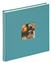 Walther Fun Album Turquoise - 26x25 cm (40 Witte pagina's / 20 bladen)