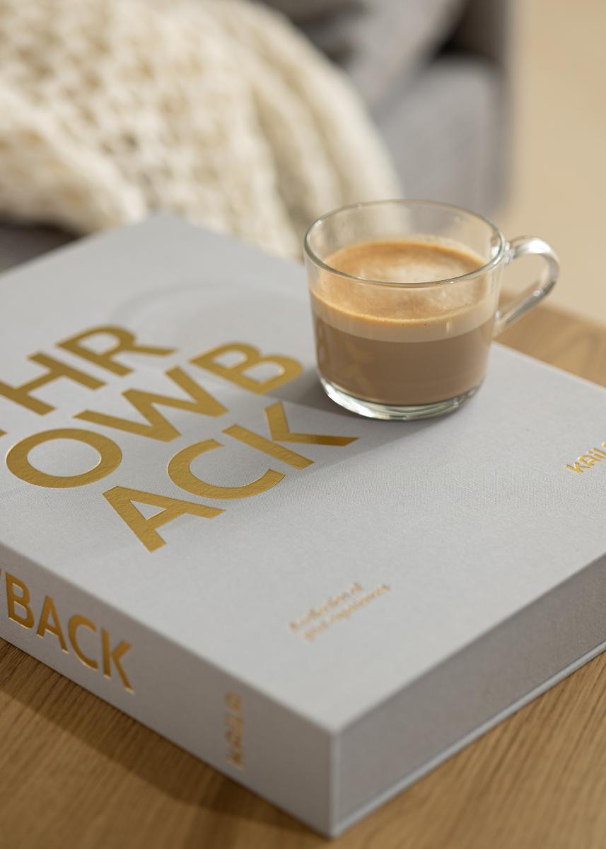 KAILA KAILA THROWBACK Grey XL - Coffee Table Photo Album (20 Zwarte zijden)