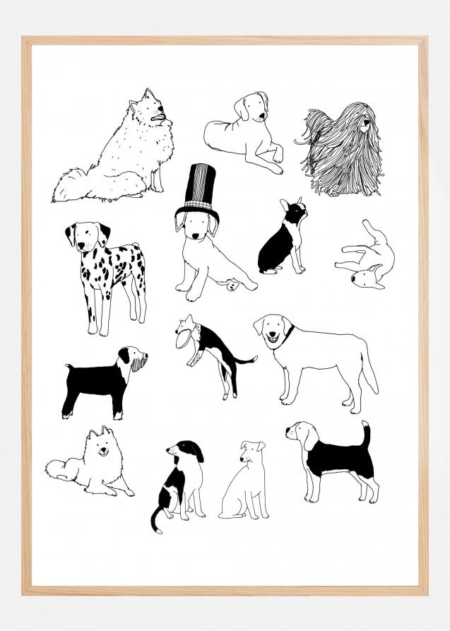 Bildverkstad Dogs Poster