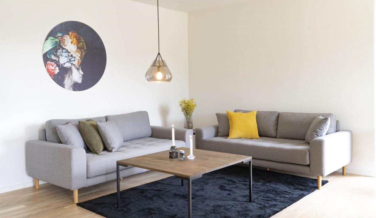 House Nordic Salontafel Lugano 90x90 cm - Smoked Oiled Oak