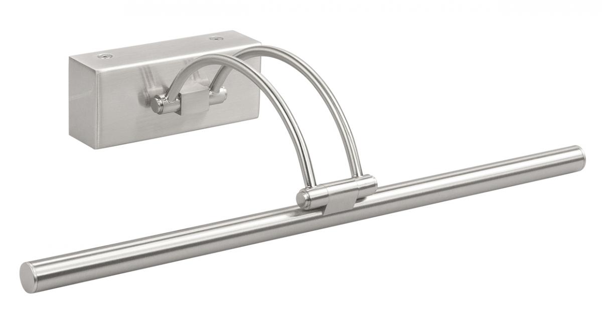 AH Belysning Gunnebo V962 LED voor lijstbreedte 60-100 cm schilderijverlichting - Nikkel