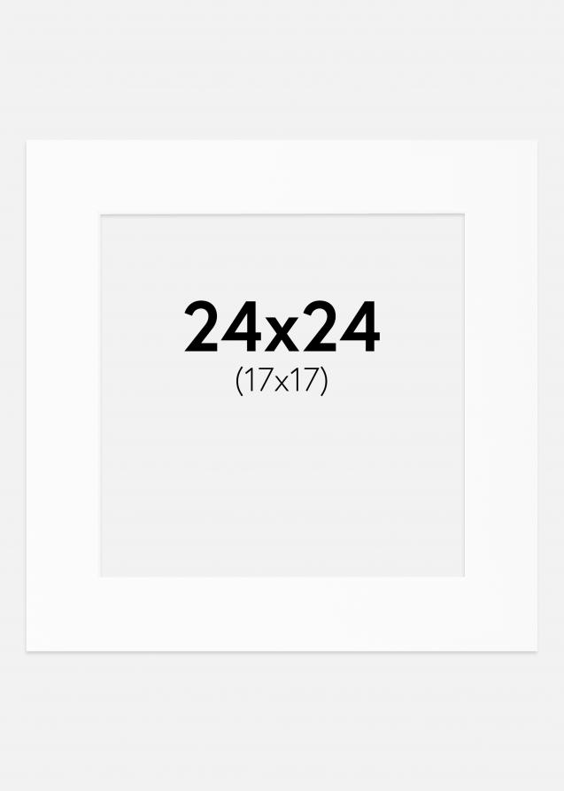 Artlink Passe-partout Wit Standard (Witte kern) 24x24 cm (17x17)
