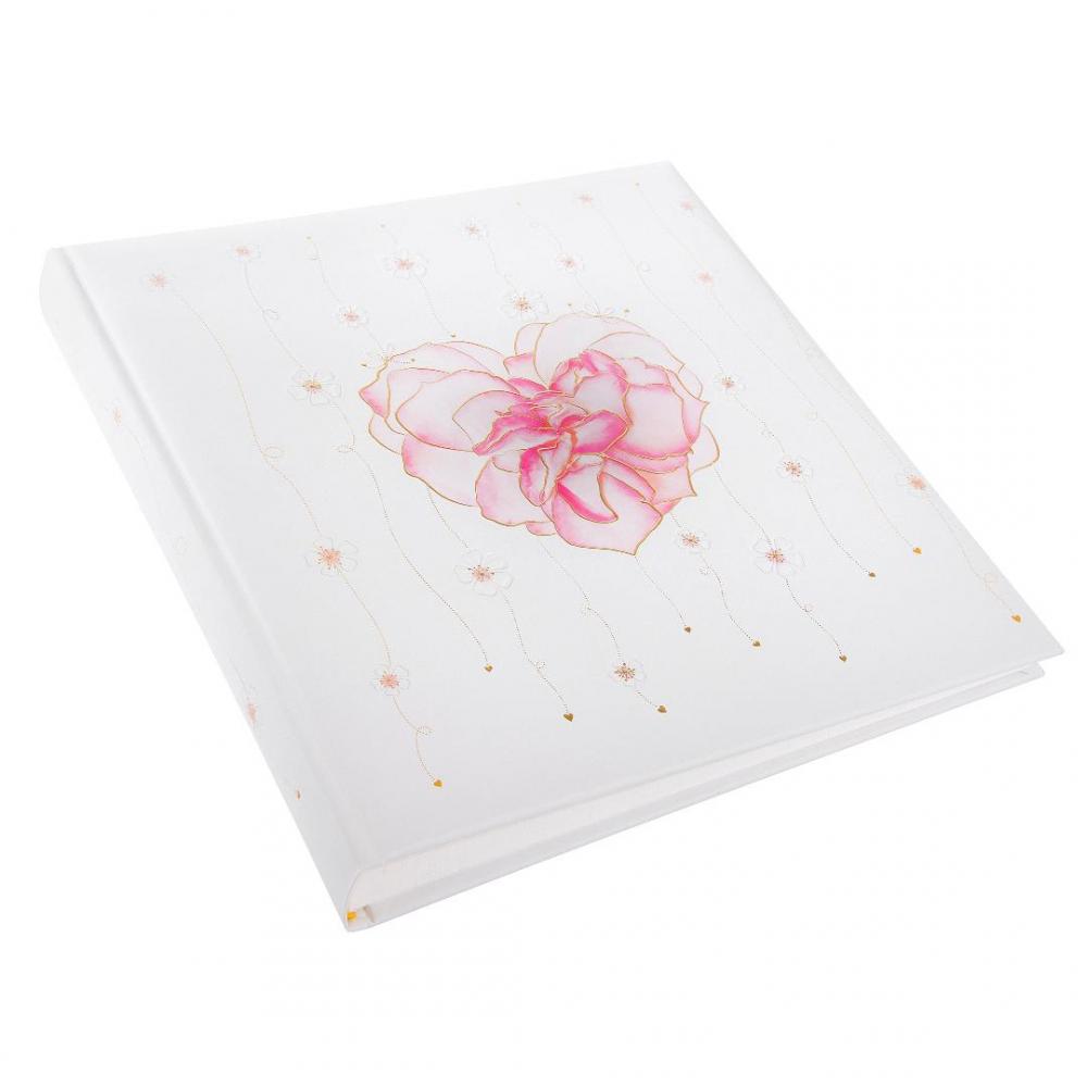 Goldbuch Scent of Roses Trouwalbum - 30x31 cm (60 Witte zijden / 30 bladen)