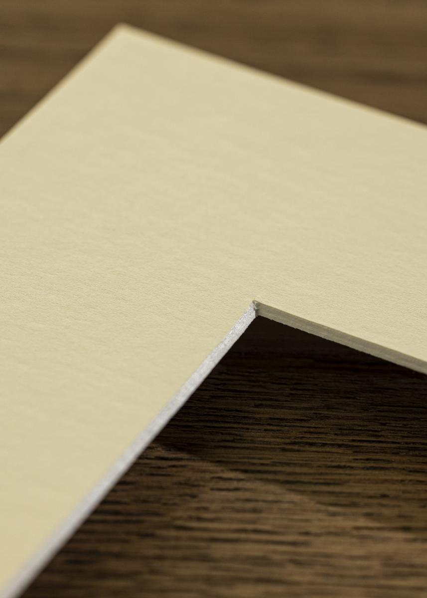 Konstlist Crescent Passe-partout Antique White (Witte kern) 40x40 cm (29x29)