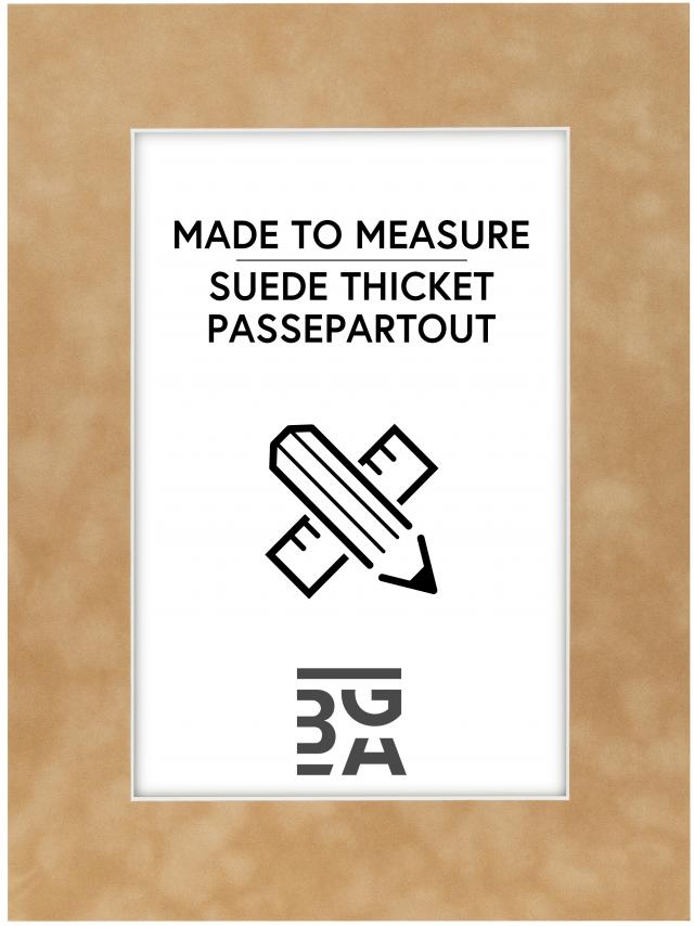 Egen tillverkning - Passepartouter Passe-partout Suede Thicket - Op maat gemaakt