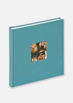 Walther Fun Album Turquoise - 26x25 cm (40 Witte zijden / 20 bladen)