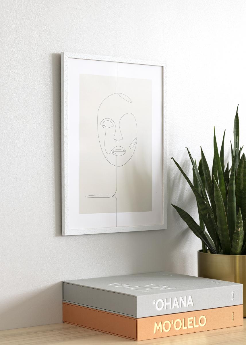 Galleri 1 Fotolijst Edsbyn Cold White 27x35 cm