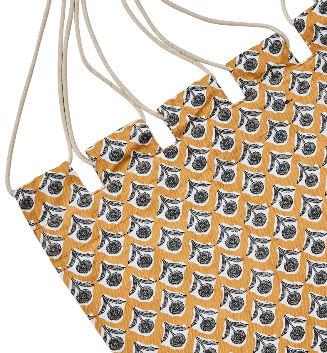 Affari of Sweden Hangmat Milo - Mosterdgeel/Grijs/Wit 240x156 cm