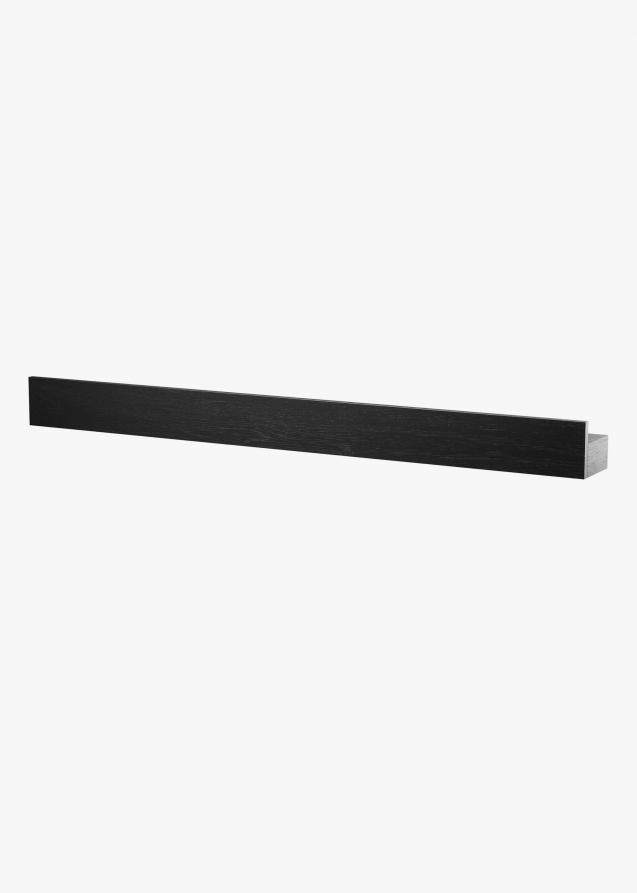 By Wirth Magnet Shelf Black Painted Oak 60 cm
