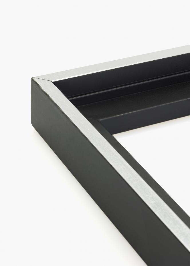 Mavanti Canvaslijst Reno Zwart / Zilver 40x40 cm